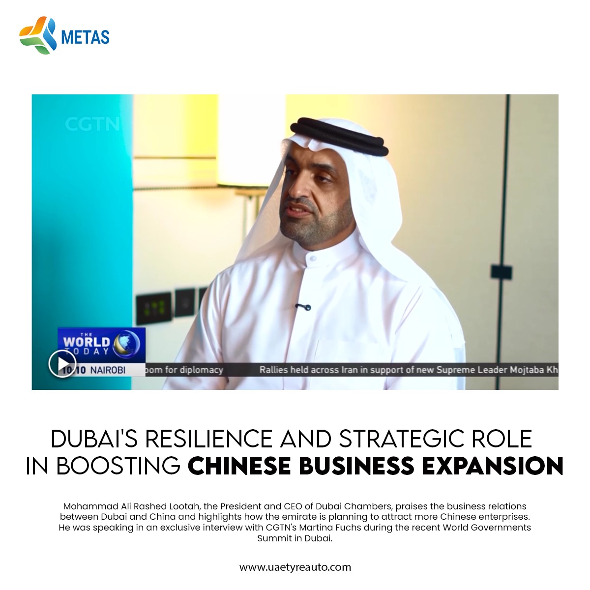 Dubai continues to strengthen its position as a global business hub