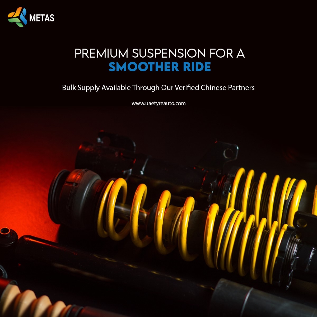 Premium Suspension for a smoother Ride