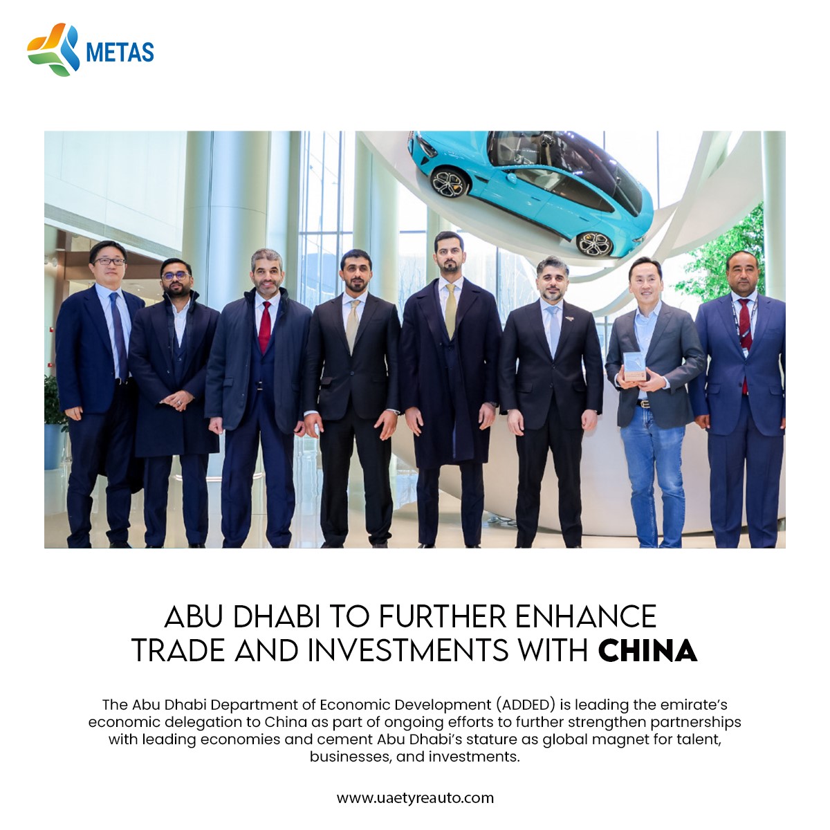 Abu Dhabi Strengthens Trade & Investment Cooperation with China